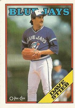 1988 O-Pee-Chee Baseball Cards 153     Dave Stieb